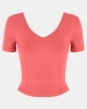 Guess Soft Touch Kumaş Spor Üst Kadın Pembe