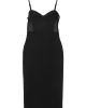 Korse Midi Elbise