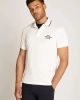 Tommy Hilfiger Erkek Nakışlı Logo Polo Yaka Beyaz T-shirt