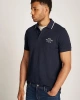 Tommy Hilfiger Nakışlı Logo Polo Yaka Lacivert T-shirt