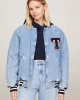 Tommy Hilfiger Kadın Letterman Denim Ceket