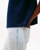 Tommy Hilfiger  Kadın  Mavi  Logolu T-Shirt