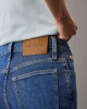 Calvin Klein Kadın Mom  Denim Mavi Kot Pantolon