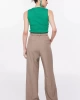 TWIST NAKIŞLI RAHAT KESİM PANTOLON BEJ