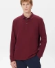 Nautica Erkek Bordo Classic Fit Uzun Kollu Polo