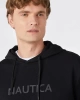 Nautica Erkek Siyah Standart Fit Kapüşonlu Sweatshirt