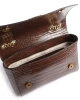 Nell Crossbody Çanta Sentetik Koyu Kahverengi