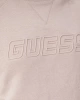 Guess Erkek Önü Logolu Aldwin Bej Sweatshirt