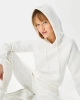 Guess New Alisa Hooded Kadın Beyaz Sweatshirt