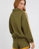 Guess Beulah Logo Şeritli Relaxed Fit Bomber Kadın Ceket