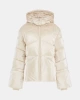 Guess Ayna Kaplama Görünümlü Şişme Mont Krem