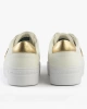 PLATFORM COURT SNEAKER METALLICS