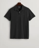 GANT Erkek Siyah Regular Fit Logolu Polo