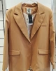 Quzu Camel Owersize Blazer Ceket