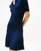 RIB BUTTON F&F POLO SWT DRESS