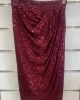 SATEEN 408-4557 DRAPELİ  PAYET ETEK