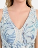 Guess Kadın  Mavi  Dantel Mini  Elbise