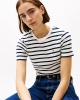 Tommy Hilfiger Kadın Beyaz Slim Fit Kısa Kollu Tişört