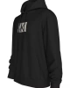 Calvin Klein Erkek Siyah Küçük Logolu Kapüşonlu Sweatshirt