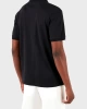 Calvin Klein Erkek Fermuarlı Polo Yaka Siyah T-shirt