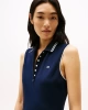 Tommy Hilfiger Kadın Lacivert Pileli Spor Polo Elbise