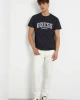 Guess Erkek Ss Cn Logolu Lacivert T-Shirt