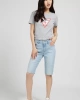 Guess Bisiklet Yaka Gri Kadın T-Shirt