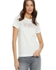 Guess Kadın Beyaz Desenli T-Shirt