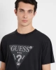 Guess Erkek  Üçgen Logolu T-Shirt