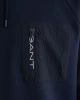 Gant Erkek Lacivert Regular Fit Kapüşonlu Logolu Sweatshirt