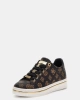 Guess Kadın Kahverengi Stasey 4G Logolu Sneaker