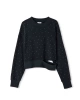 Twist Hotfıx  Baskılı  Cutout Sweatshirt