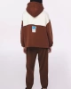 Twist Patch Aksesuarlı ColorBlock Sweatshirt