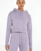 Calvin Klein Kadın Rib Mix Tab Hoodie Sweatshirt