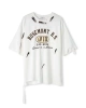 Twist Eskitme Efektli T-Shirt