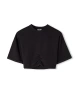 Twist Vatkalı Crop T-Shirt