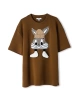 Figür Aplikeli T-Shirt