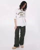 Twist Eskitme Efektli T-Shirt