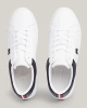 Tommy Hilfiger Kadın Platform Beyaz Lacivert Sneaker