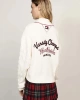 Tommy  Jeans  Kadın Beyaz Varsity Cardigan Ceket