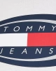 Tommy Hilfiger Erkek Logo Detaylı Kısa Kollu Beyaz T-Shirt