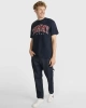 Tommy Hilfiger Erkek Arch Lacivert Logolu T-Shirt