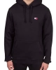 Tommy Hilfiger Erkek  Siyah Logolu Sweatshirt