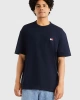 Tommy Hilfiger Erkek Lacivert Rozetli T-Shirt