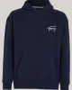 Tommy Hilfiger Erkek Signature Hoodie Lacivert Sweatshirt