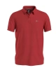 Tommy Hilfiger Erkek Placket Polo T-Shirt Kırmızı