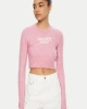 Tommy Jeans Kadın  Pembe Crop