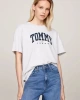 Tommy Hilfiger Kadın Varsity 1 Tee Gri T-Shirt