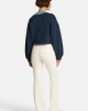 Tommy Jeans Kadın Lacivert Bağcık Detaylı Logolu Sweatshirt
