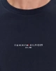 Tommy Hilfiger Bisiklet Yaka Lacivert Erkek T-Shirt